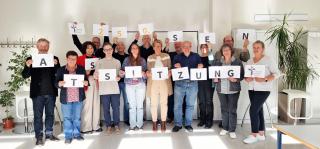 Die anwesenden Mitglieder der 250. Sitzung des Senats der EVHN