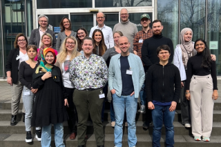 Das Team von RuhrBots beim Workshop zu ethischen Fragen der Roboter-Entwicklung
