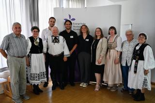 Gruppenbild Studierende mit Mitwirkenden der Veranstaltung
